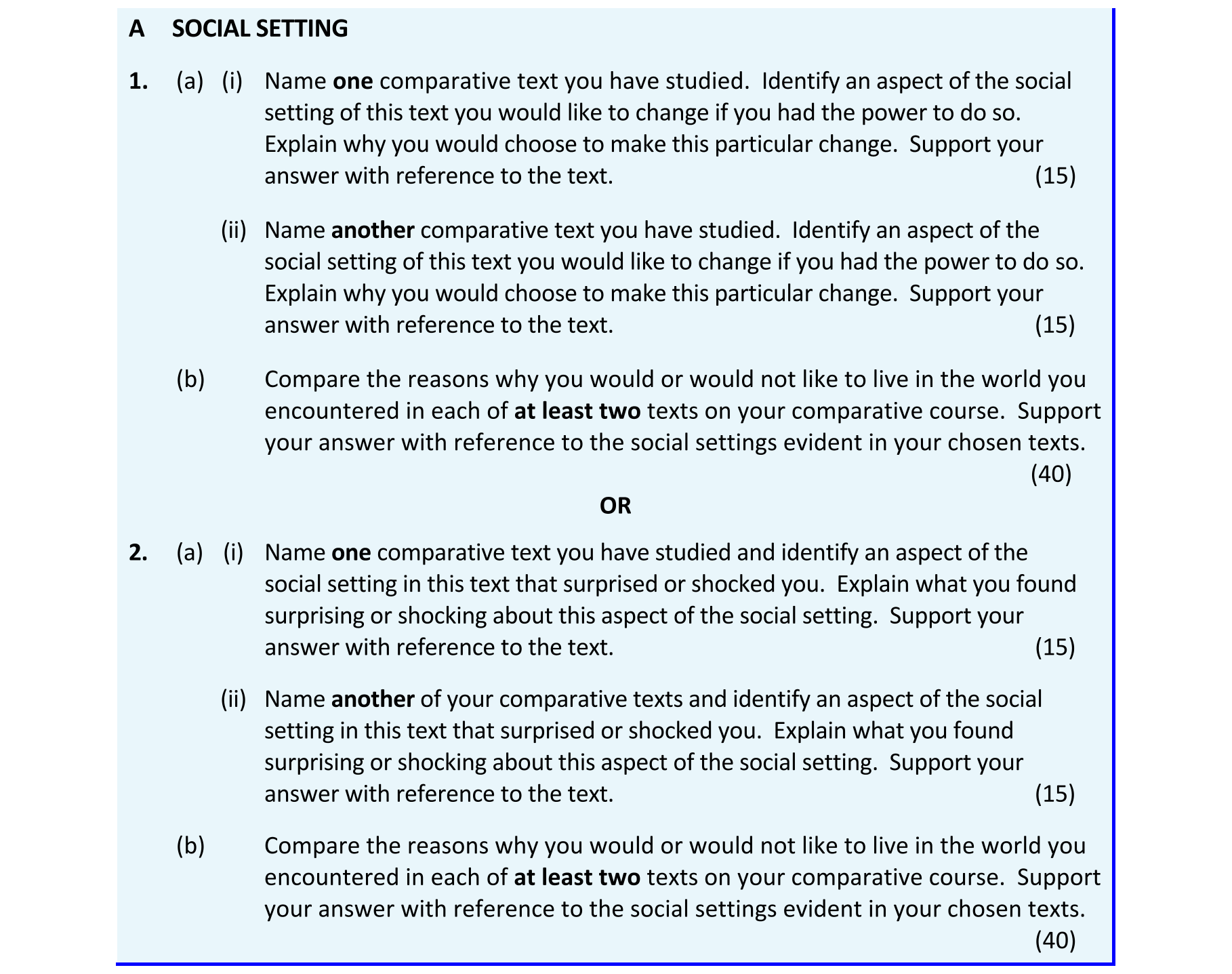 Academic] Questionnaire about Change for English Midterm (Open to