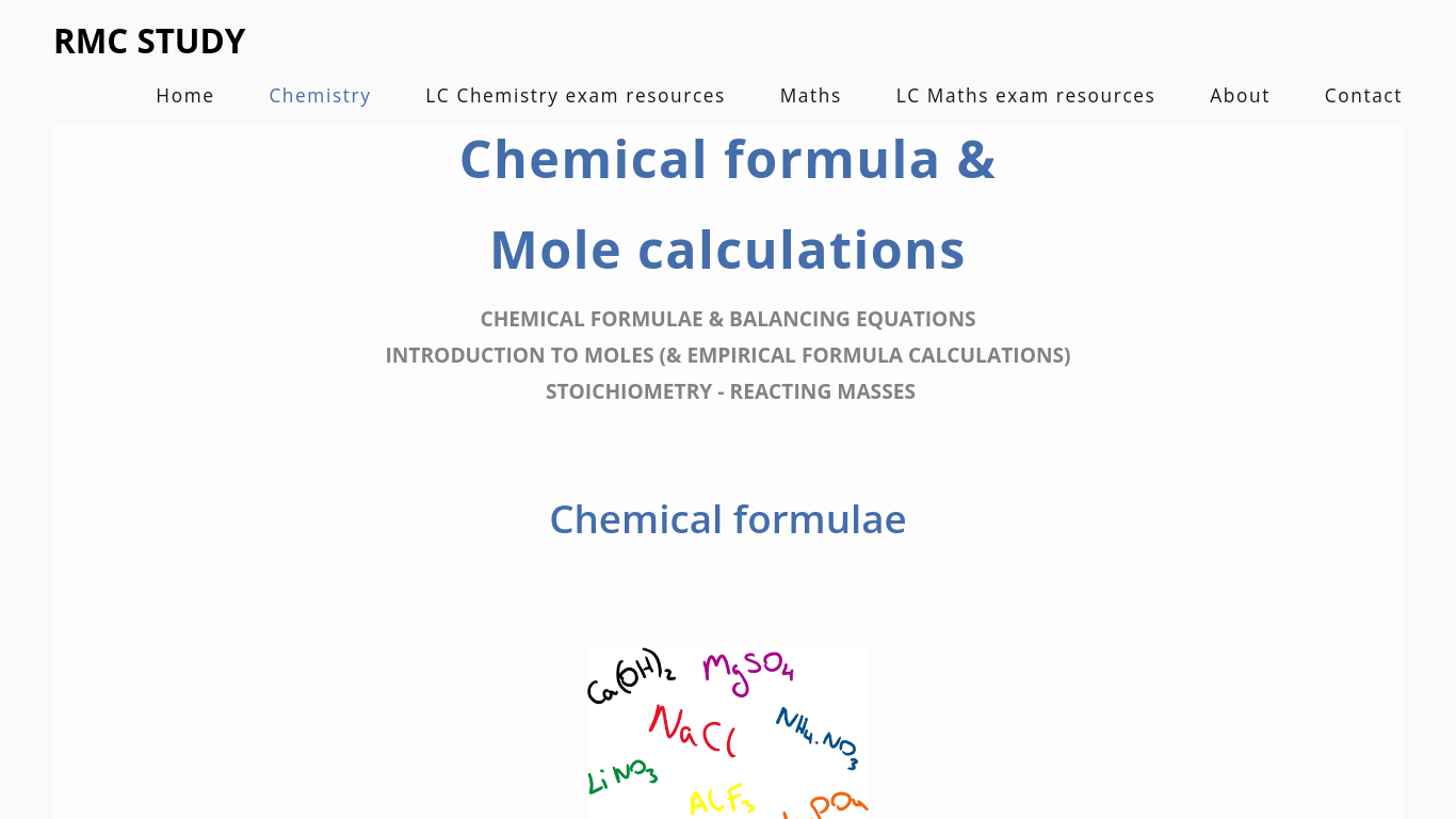 Mole conversions clearance khan academy