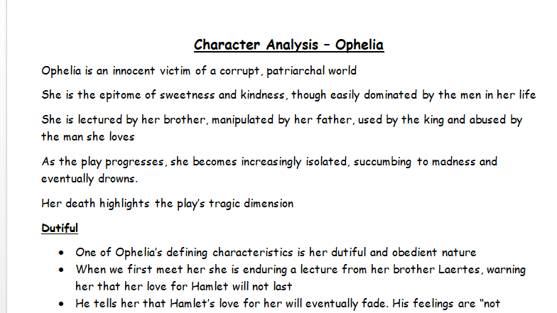 Ophelias Character Sketch  Hamlet Character Analysis  Hamlet Full summary  in Hindi  hamlet  YouTube